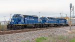 ECRX EMD Trio at Dallas Intermodal